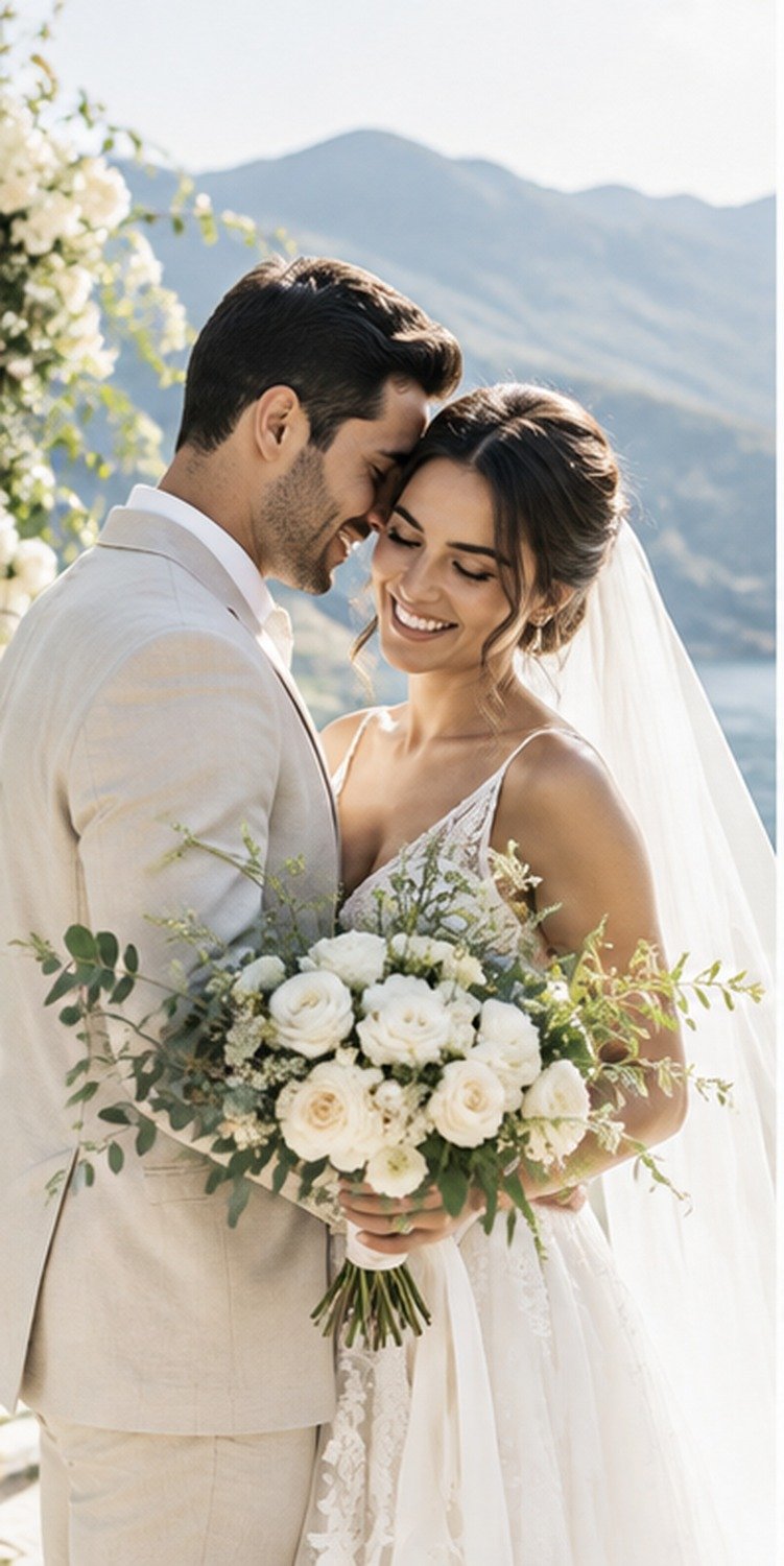 Wedding photography for Mimora album design