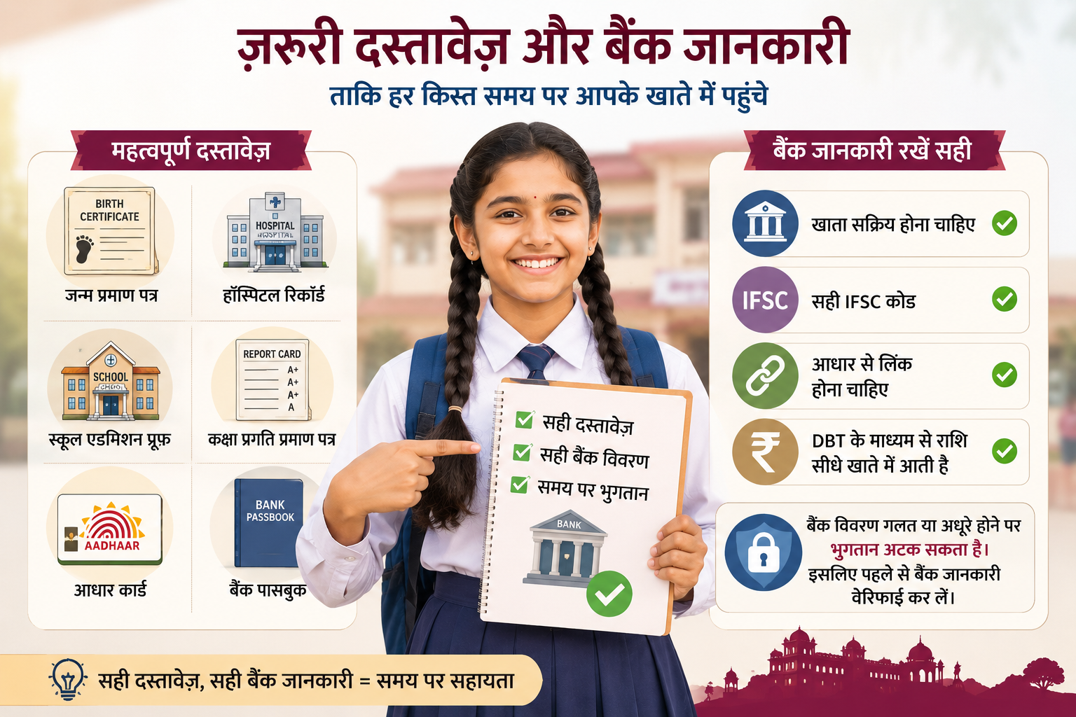 Rajshree Yojana documents required for application