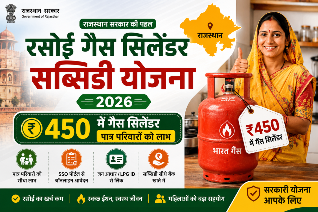 Rasoi Gas Cylinder Subsidy Scheme