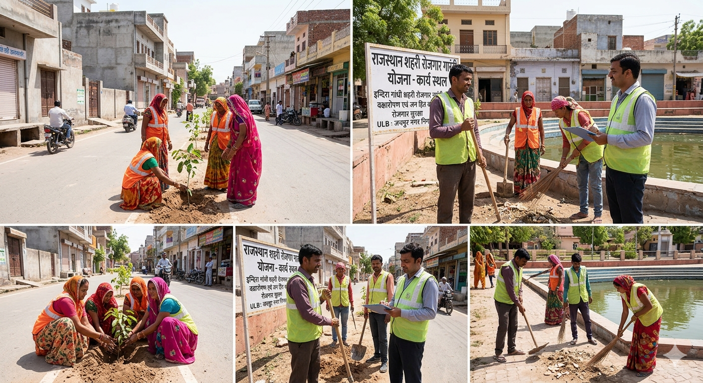 Benefits of Urban Employment Guarantee Scheme for Rajasthan Urban Families